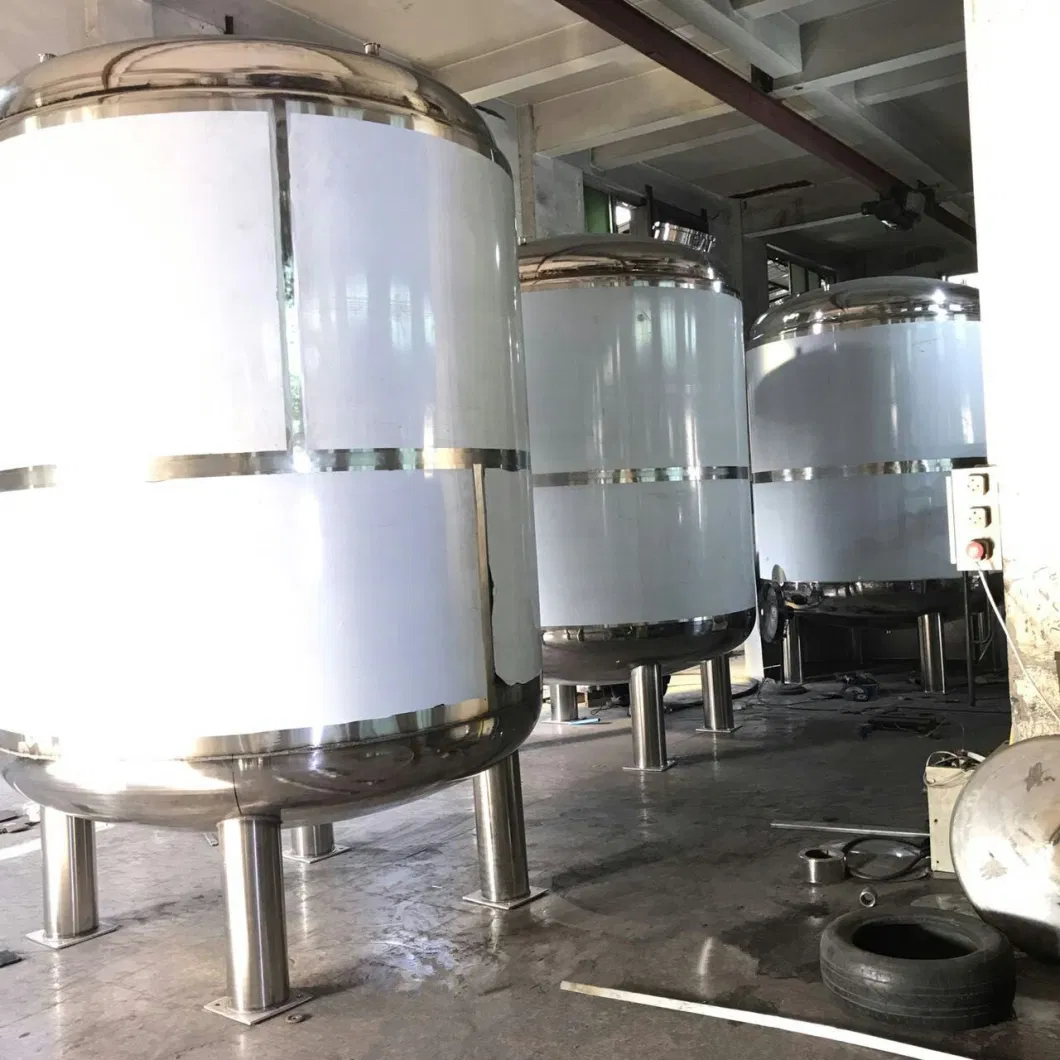 Stainless Steel Sanitary Electric Heating Fermentation Tank Pressure Tank