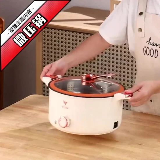 2023 New Electric Micro Pressure Pot Quick Boiling Micro Pressure Electric Hot Pot Pots and Pan