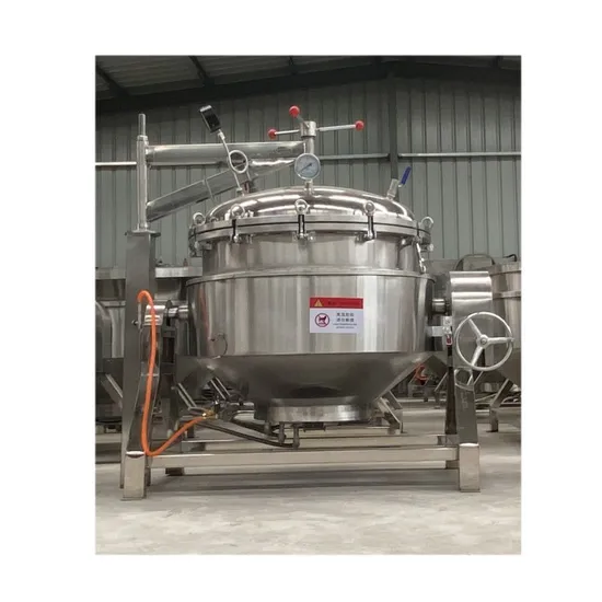 Food Processing Equipment Industrial Cooker Corn Meat Products High Pressure Cooking Pot