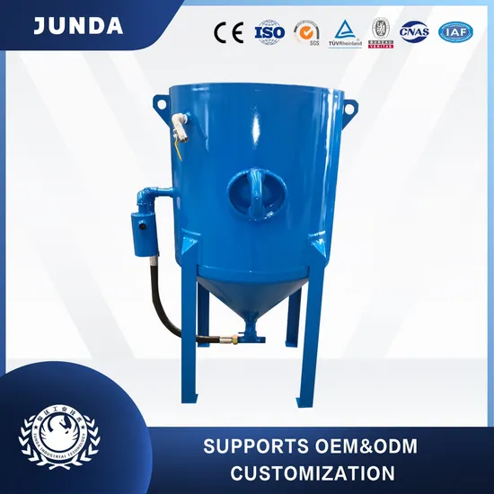 Portable Pressure Sandblasting Pot 100L 200L 300L
