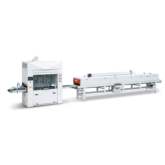 High Precision Automatic Spray Painting Line for Irregular Shaped Wood Door 
