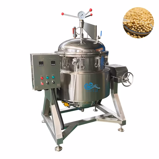 Hot Sale Industrial Large High Pressure Cooker Stainless Steel Cooking Pot for Beans