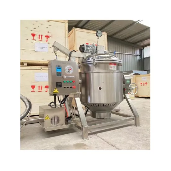 High Density Pressure Cooker Pot Machinery for Industrial Jam Porridge Making Machine 