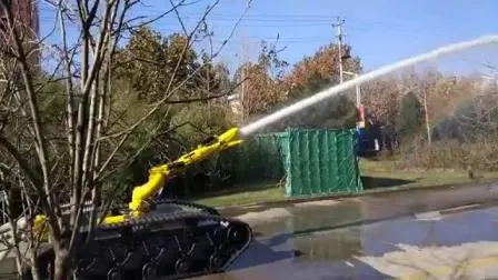 Remote Control Mobile Fire Monitor Fire Foam Trailer 