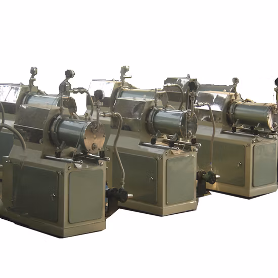 Longxing Horizontal Sand Mill with Diaphragm Pump for Grinding Water Paints Fertilizer Printing Ink