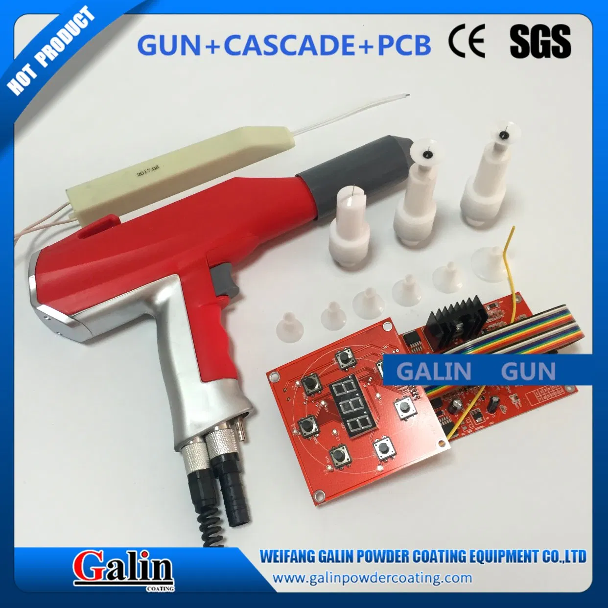 Hardware Quick Color Change Powder Coating Equipment High Quality High Pressure Electrostatic Automatic Powder Spray Gun